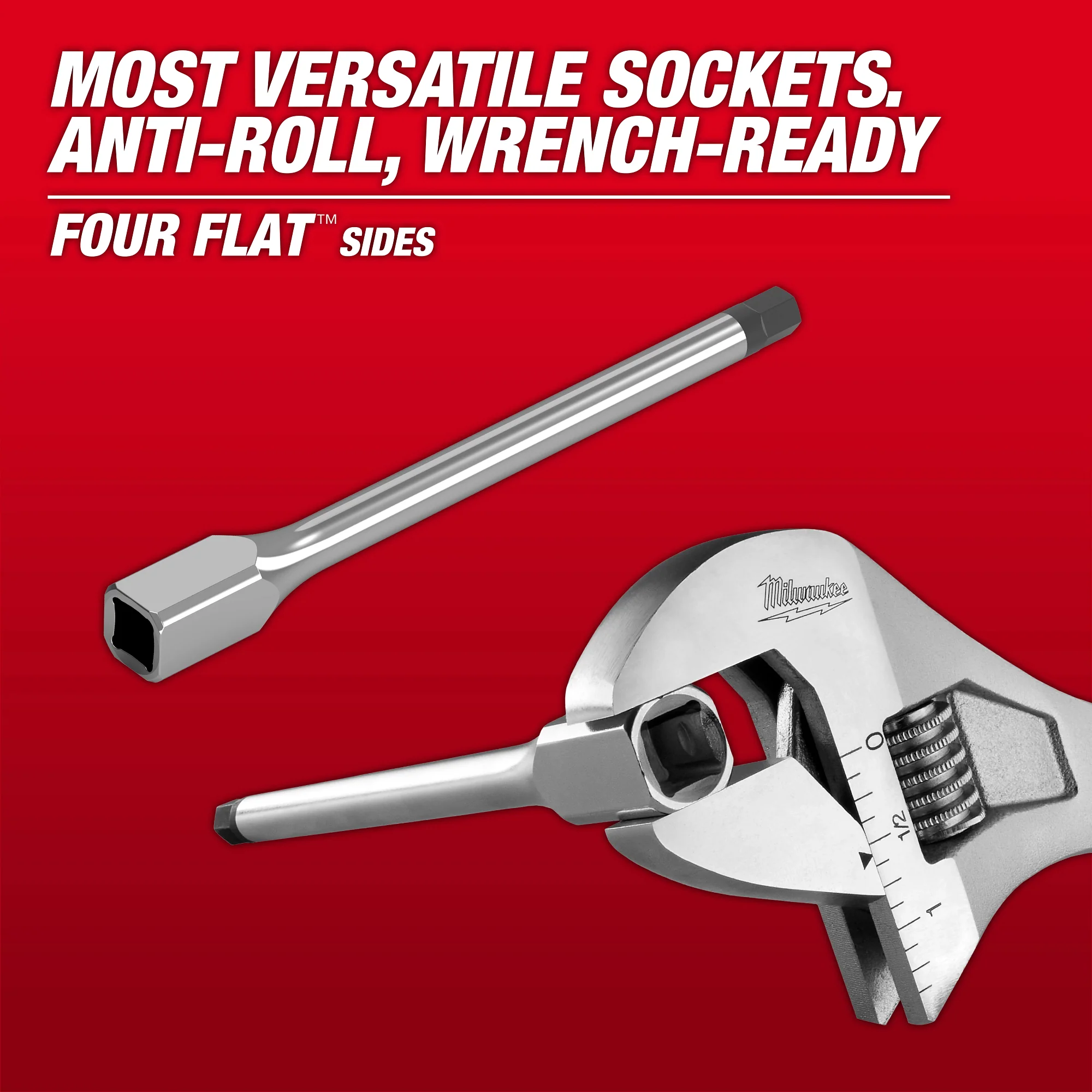 Milwaukee 3/8" Dr 10mm Hex L Bit Sckt 45-34-1088 - Image 3