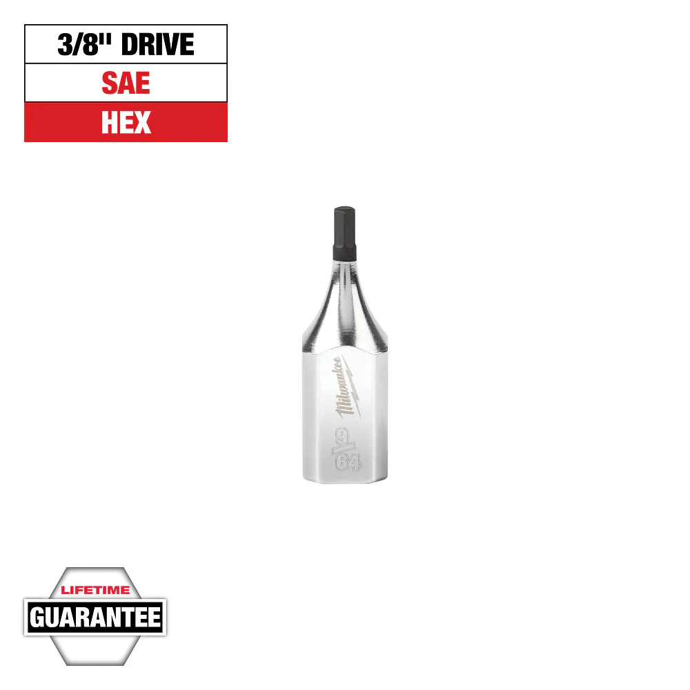 Milwaukee Hex Bit Socket with FOUR FLAT Sides 45-34-1040 - Image 14