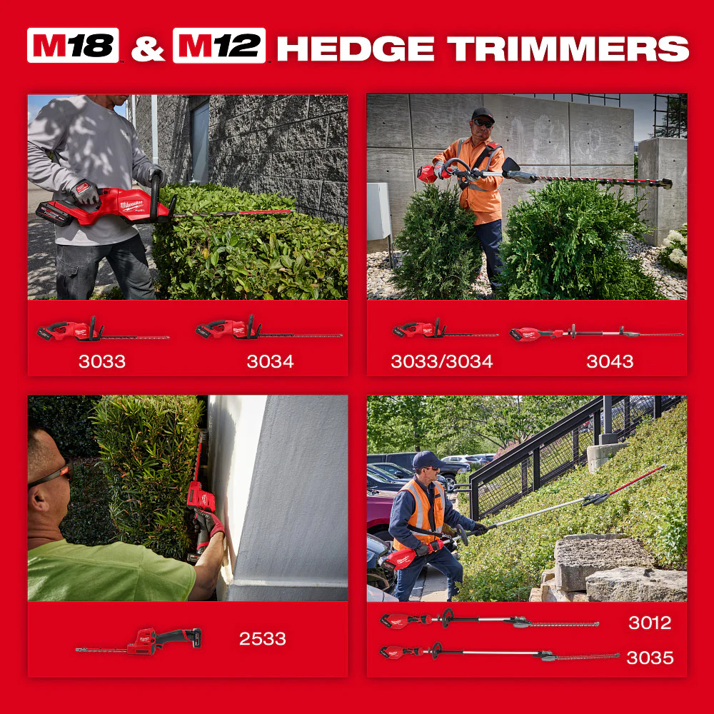 Milwaukee M18 FUEL 24" Hedge Trimmer Kit M18 3033-21 - Image 11