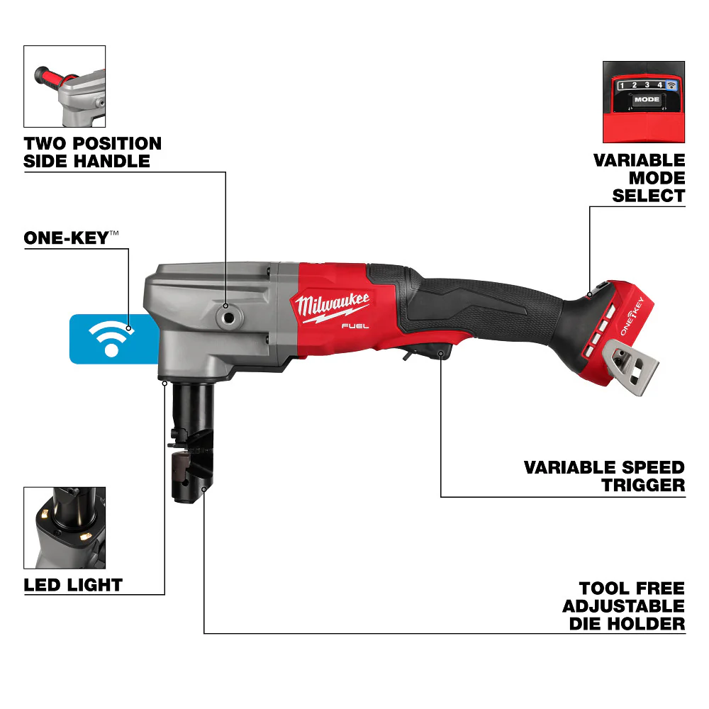 Milwaukee M18 FUEL 10 Gauge Nibbler M18 3476-20 - Image 3