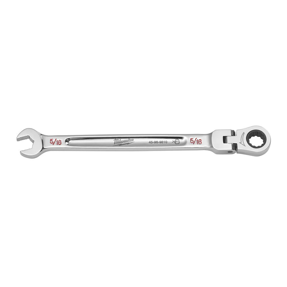 Milwaukee 1/4" SAE Flex Head Ratcheting Combination Wrench 45-96-9808 - Image 37