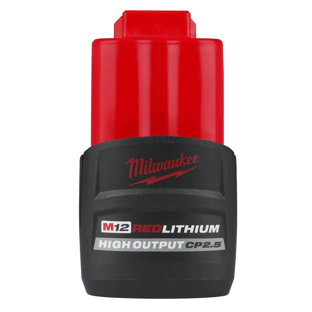 Milwaukee M12 REDLITHIUM HIGH OUTPUT CP2.5 Battery Pack 48-11-2425 - Image 2