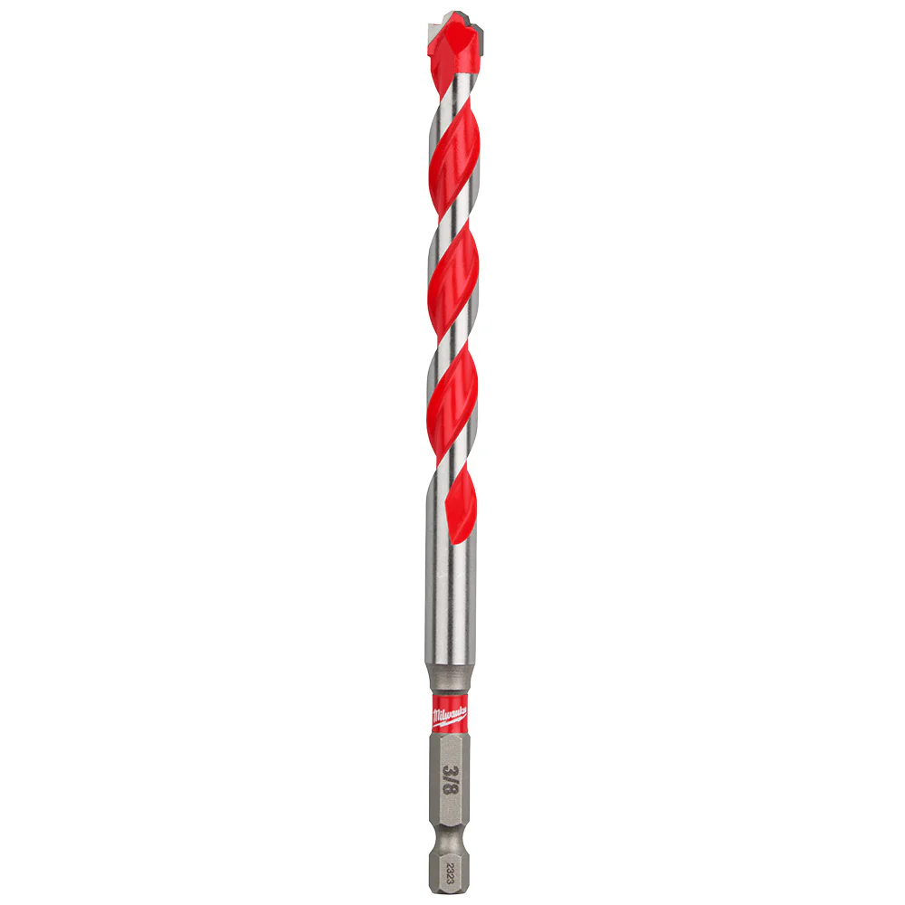 Milwaukee SHOCKWAVE Impact Duty 3/8" x 4" x 6" Carbide Hammer Drill Bit 48-20-9021 - Image 12