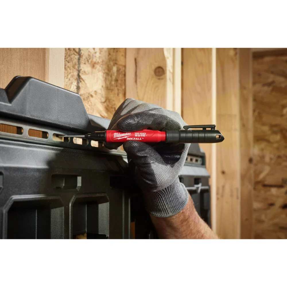 Milwaukee INKZALL 2 IN 1 Deep Reach Ultra Fine Point Black Jobsite Marker Hand Tools 48-22-3152 - Image 22