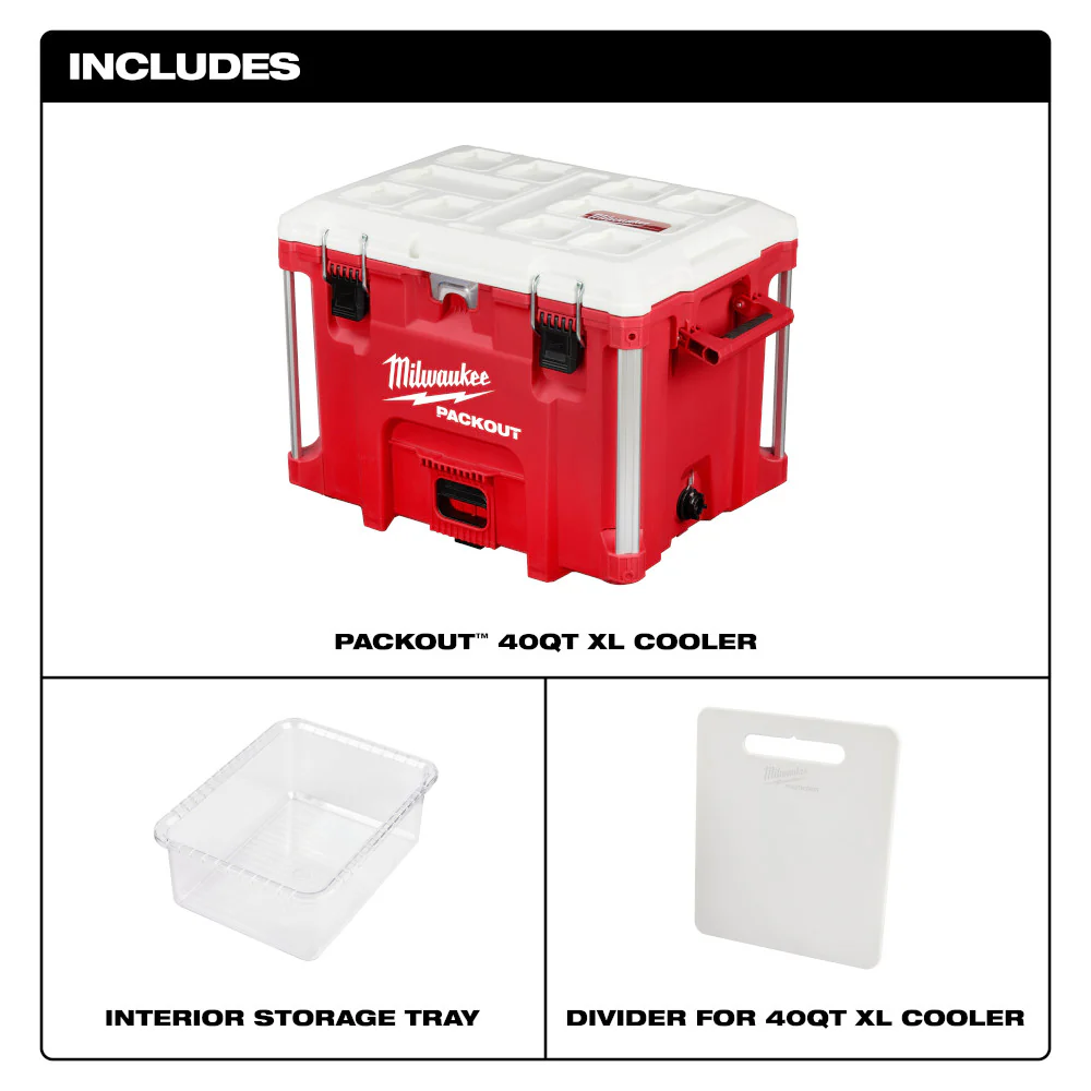 MILWAUKEE PACKOUT™ 40QT XL Cooler - Image 6