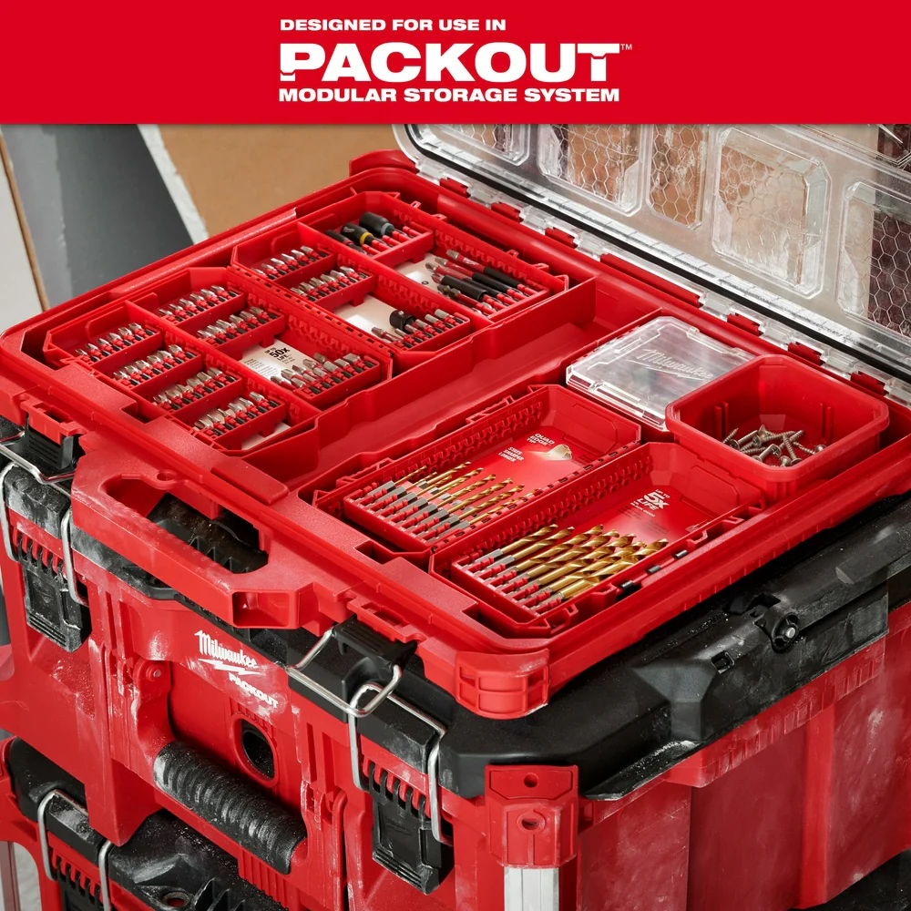 Milwaukee Medium Customizable Case for Impact Driver Accessories PACKOUT 48-32-9921 - Image 4