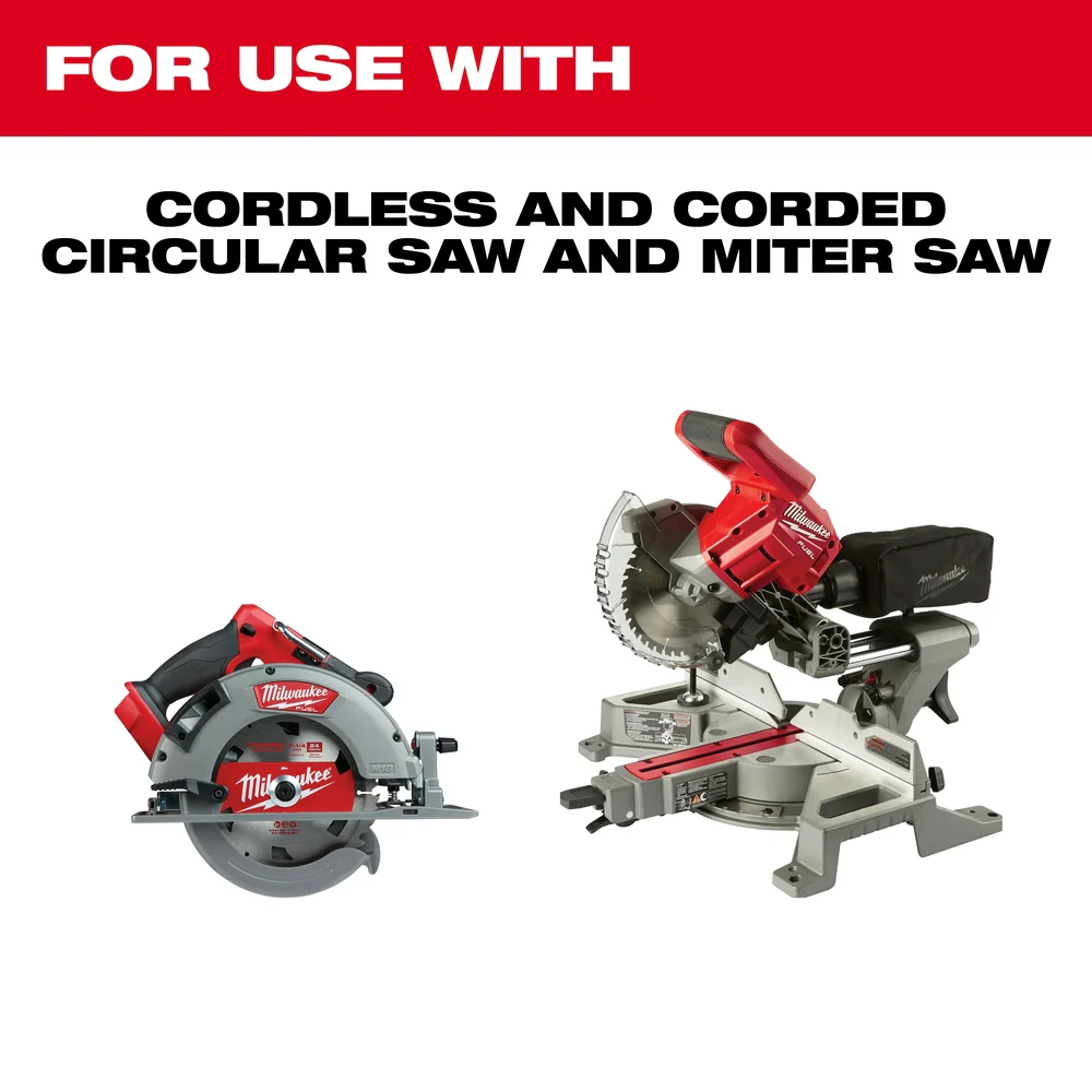 Milwaukee 7-1/4" 24-Tooth Framing Circular Saw Blade (25-Pack) 48-40-1720 - Image 5