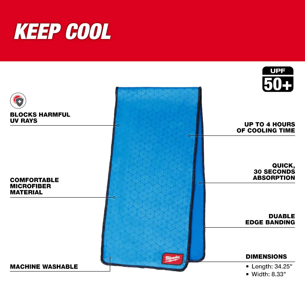 Milwaukee Cooling Microfiber Towel 48-73-4541 - Image 11