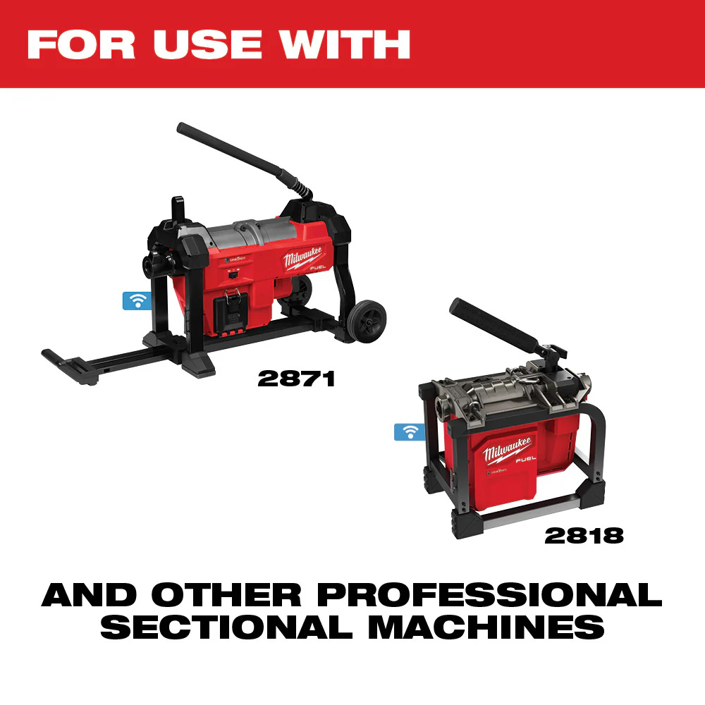 Milwaukee 2"-4" Head Attachment Kit for 7/8" Sectional Cable 48-53-3839 - Image 13