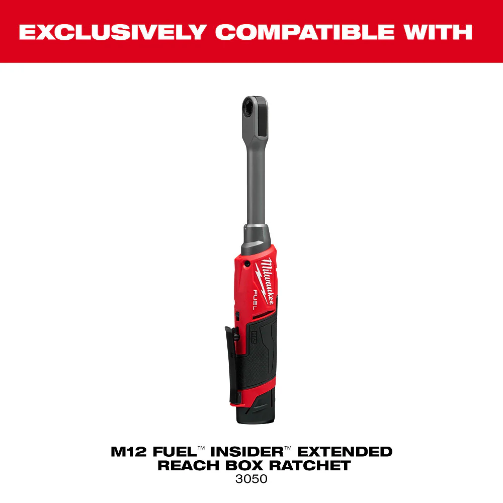 Milwaukee INSIDER Box Ratchet 3/8" Anvil Adapter M12 FUEL 49-16-1668 - Image 3