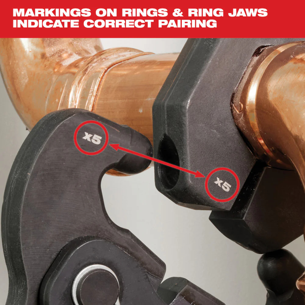 Milwaukee M18 FORCE LOGIC Ring Jaw X4 49-16-2659X4 - Image 7