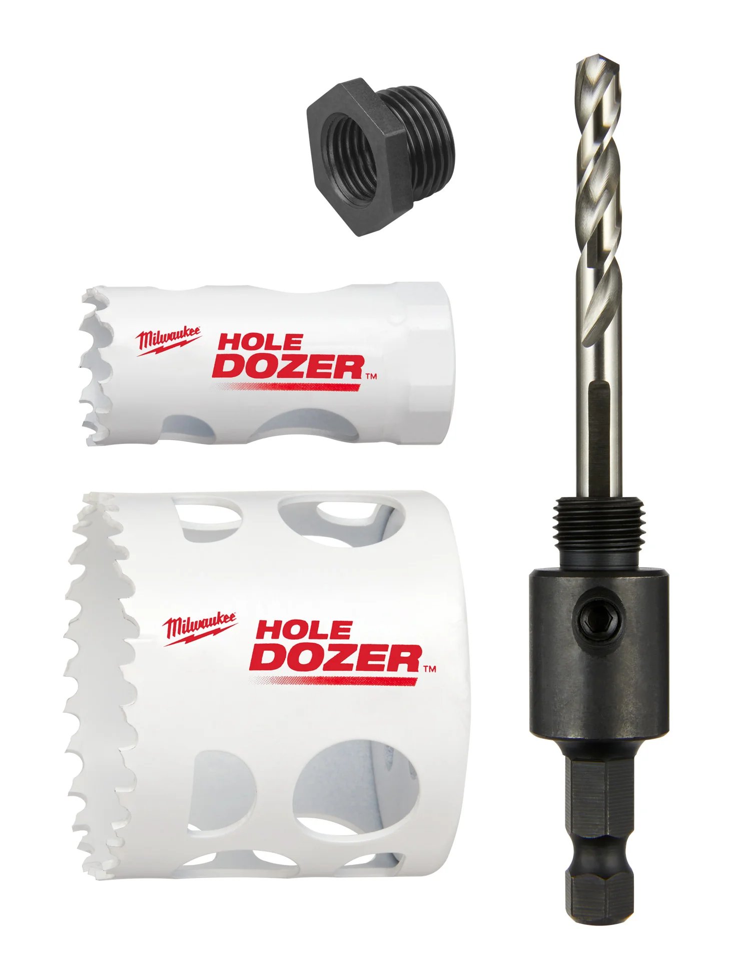 Milwaukee HOLE DOZER Bi-Metal Door Lock Hole Saw Kit 49-22-4063 - Image 2