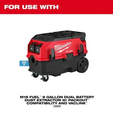 Milwaukee 20' Accessory Hose for M18 FUEL 9 Gallon Dust Extractor 49-90-1971 - Image 8