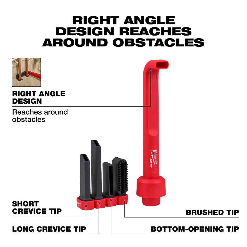 Milwaukee AIR-TIP 4-in-1 Right Angle Cleaning Tool 49-90-2026 - Image 5