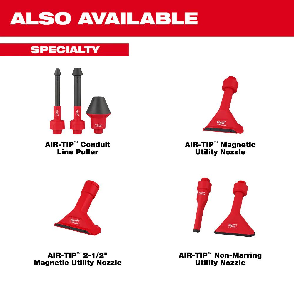 Milwaukee AIR-TIP Non-Marring Utility Nozzle Kit 49-90-2034 - Image 9