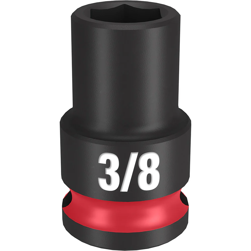Milwaukee SHOCKWAVE Impact Duty 3/8" Drive 3/8" Standard 6 Point Socket 49-66-6104 - Image 2
