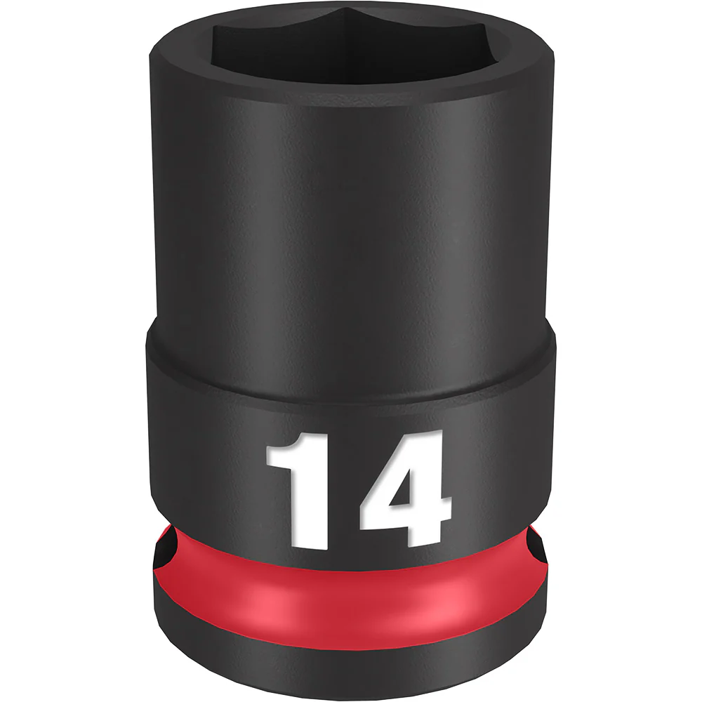 Milwaukee SHOCKWAVE Impact Duty 3/8" Drive 14MM Standard 6 Point Socket 49-66-6138 - Image 2