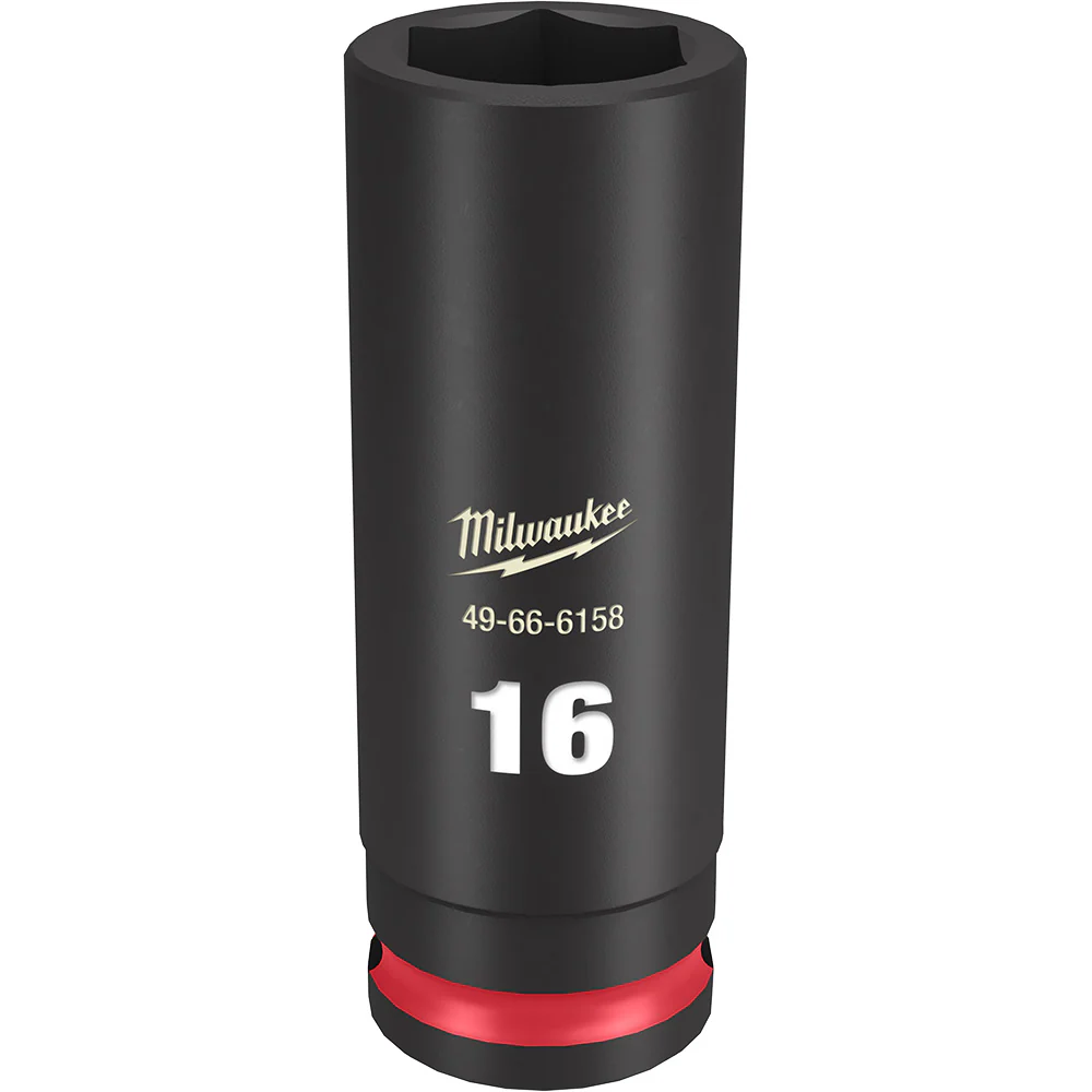 Milwaukee SHOCKWAVE Impact Duty 3/8" Drive 14MM Deep 6 Point Socket 49-66-6156 - Image 2
