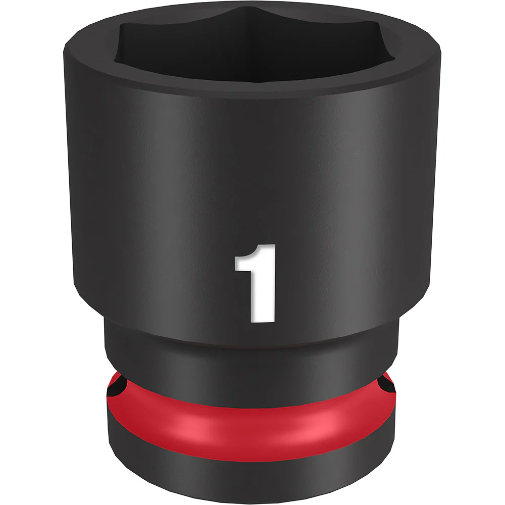 Milwaukee SHOCKWAVE Impact Duty 1/2" Drive 1" Standard 6 Point Socket 49-66-6210 - Image 2