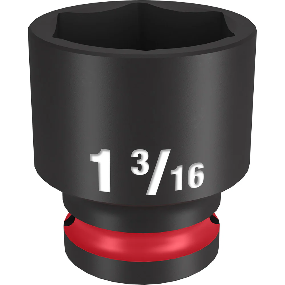 Milwaukee 1/2" Drive 1-3/16" SHOCKWAVE Impact Duty Standard 6 Point Socket 49-66-6213 - Image 2
