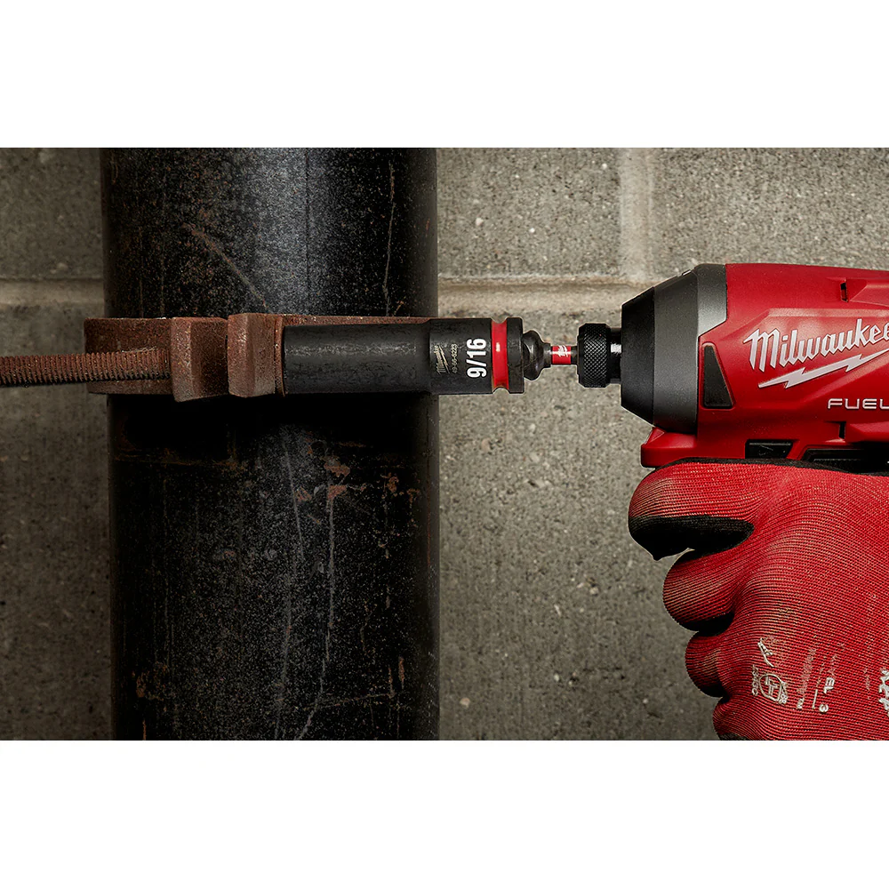 Milwaukee SHOCKWAVE Impact Duty 1/2" Drive 9/16" Deep 6-Point Socket 49-66-6223 - Image 6