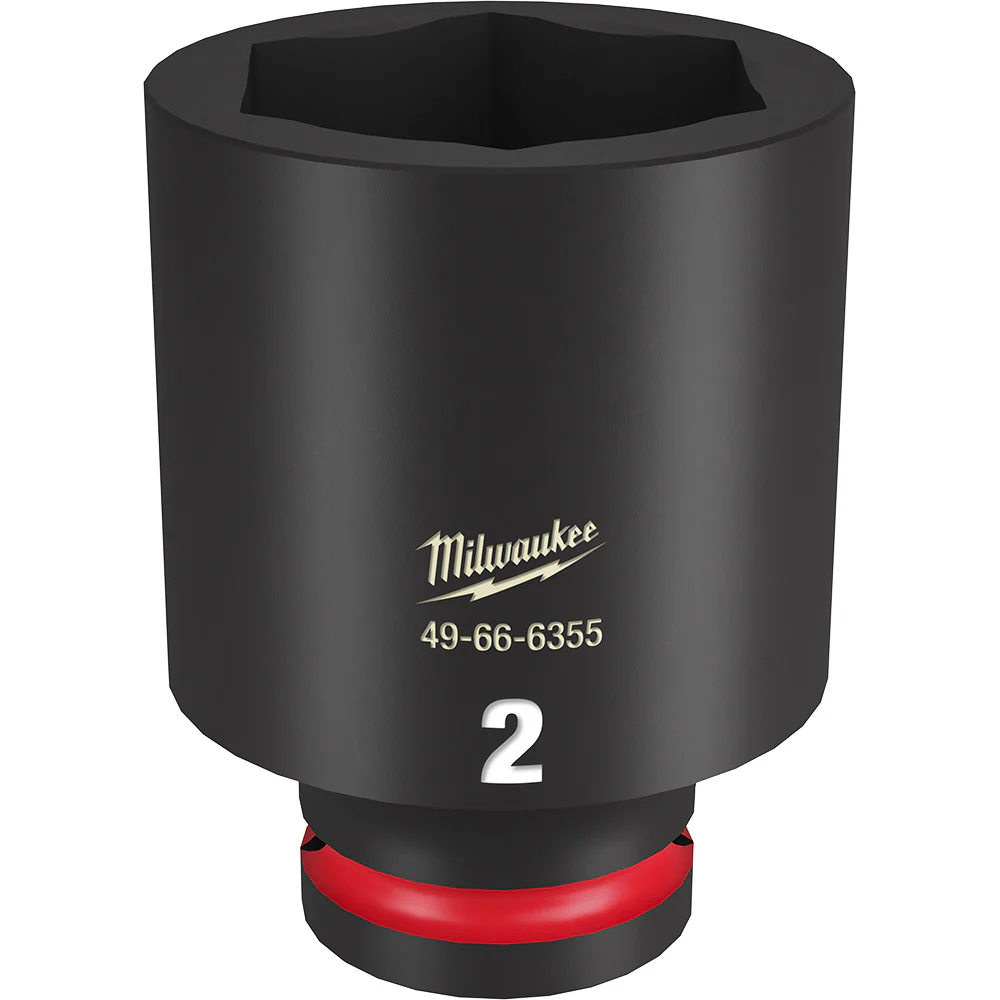 Milwaukee SHOCKWAVE Impact Duty 3/4" Drive 2" Deep 6 Point Socket 49-66-6355 - Image 2