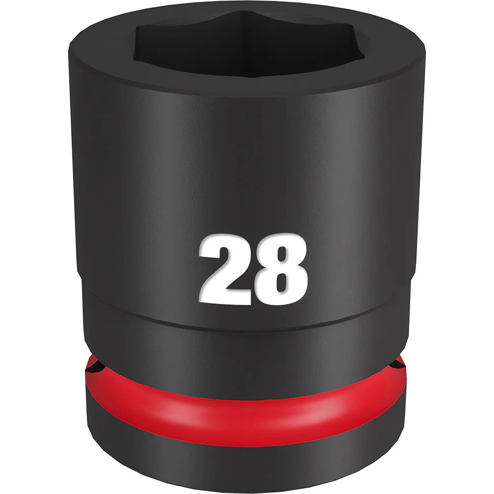 Milwaukee SHOCKWAVE Impact Duty 3/4" Drive 28MM Standard 6 Point Socket 49-66-6366 - Image 2