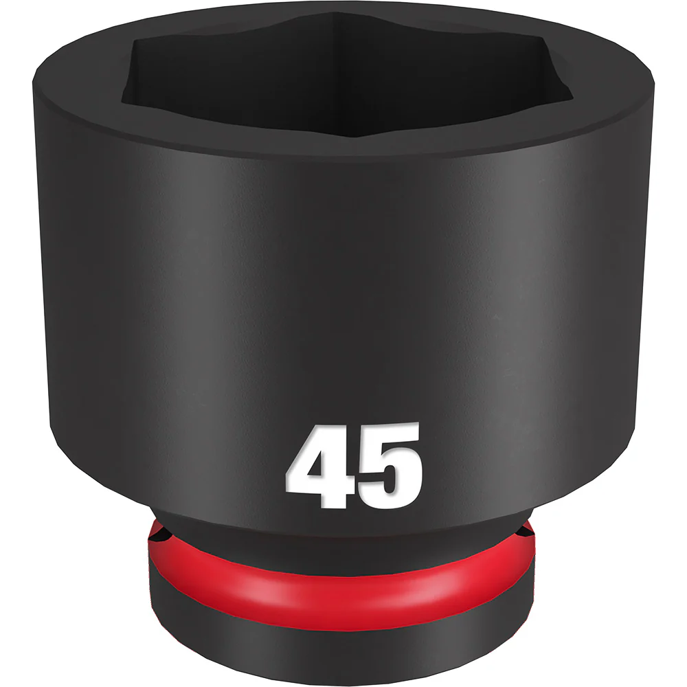 Milwaukee SHOCKWAVE Impact Duty 3/4" Drive 45MM Standard 6 Point Socket 49-66-6383 - Image 2