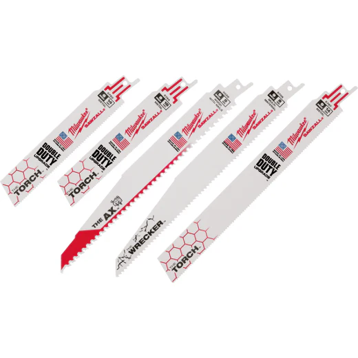 Milwaukee 5PC Demolition SAWZALL Blade Set 49-22-1105 - Image 12