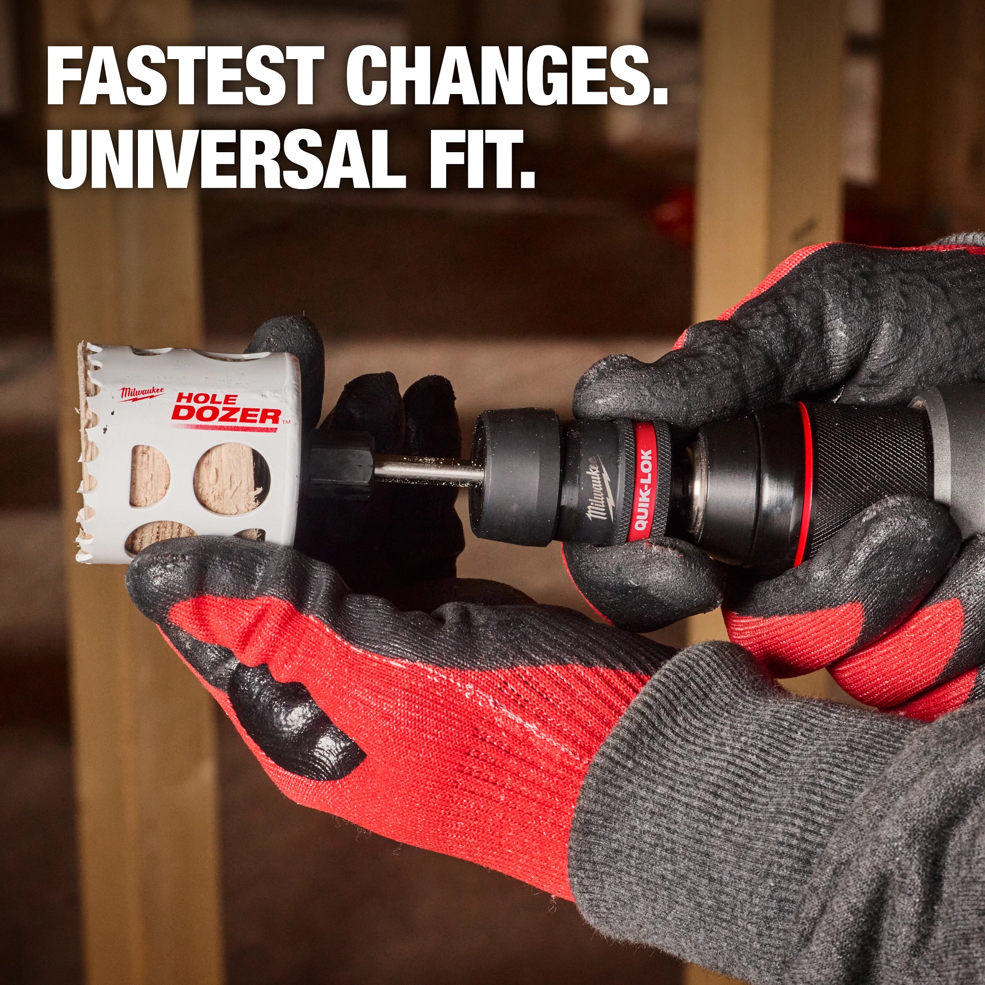Milwaukee 7/16" QUIK-LOK™ Arbor Set 49-56-7555 - Image 2