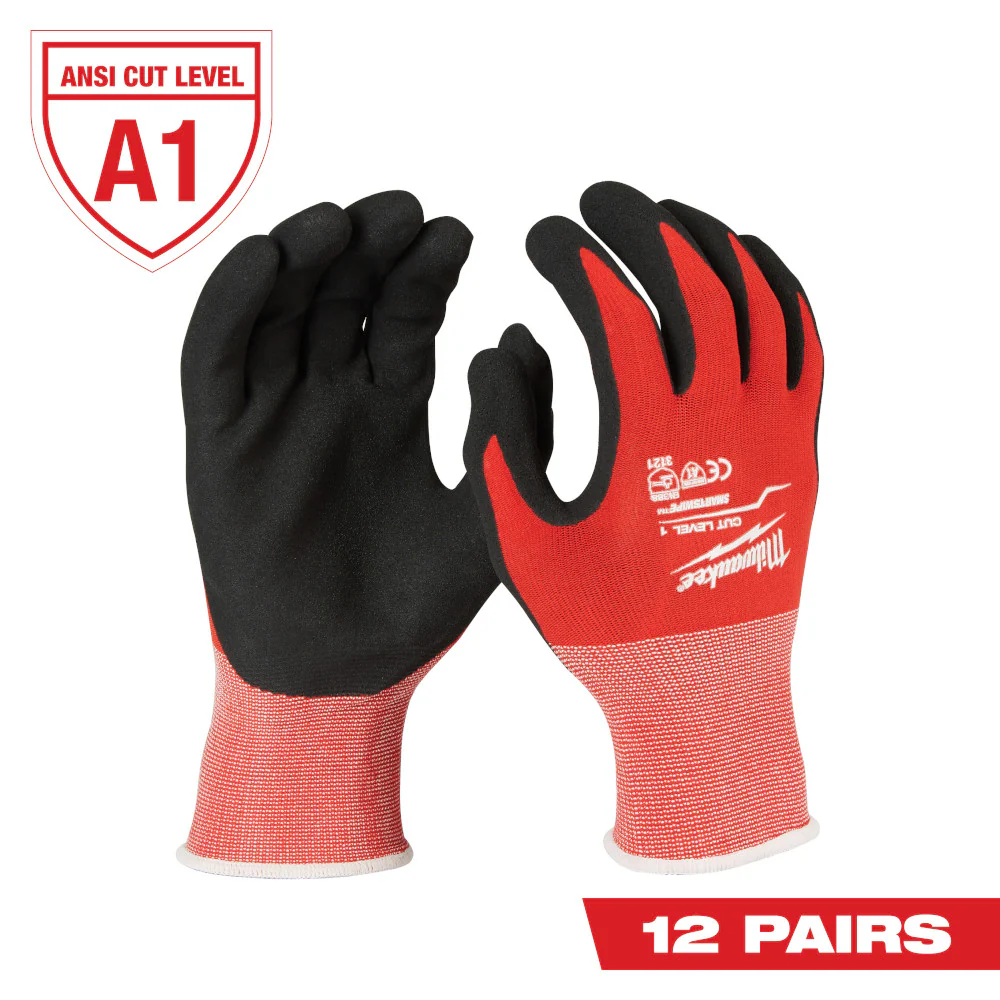 Milwaukee Cut Level 1 Nitrile Dipped Gloves 48-22-8900B - Image 8