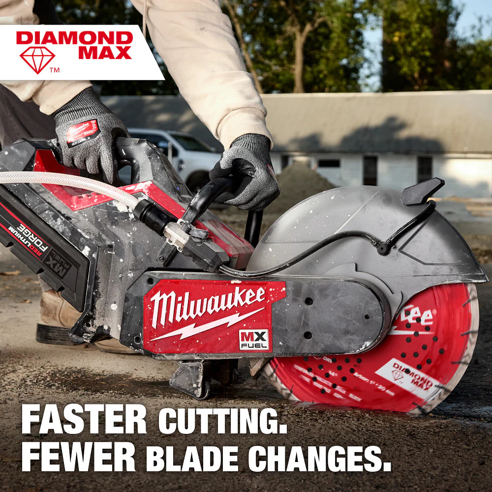 Milwaukee 12" DIAMOND MAX All-Purpose Segmented Turbo Diamond Blade 49-93-7125 - Image 15