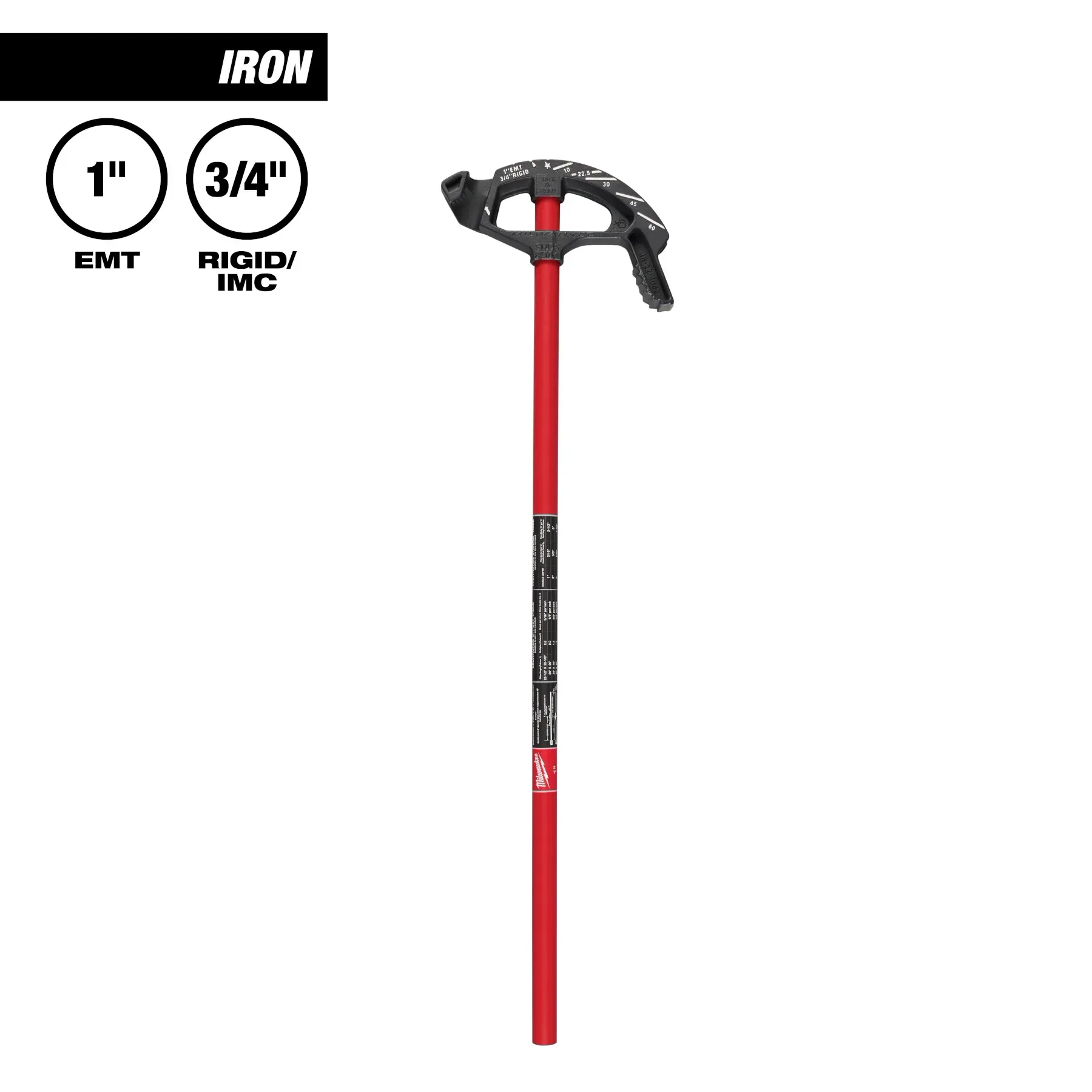 Milwaukee 3/4" EMT Aluminum Conduit Bender Hand Tool 48-22-4070 - Image 62