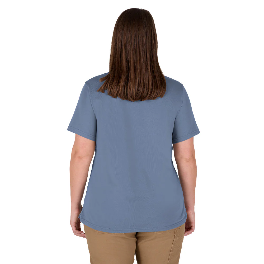 Milwaukee Women's GRIDIRON Short Sleeve Pocket Tee - Black - XS - F451B-XS - Image 116