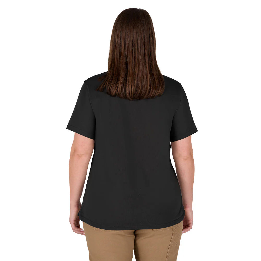 Milwaukee Women's GRIDIRON Short Sleeve Pocket Tee - Black - XS - F451B-XS - Image 8