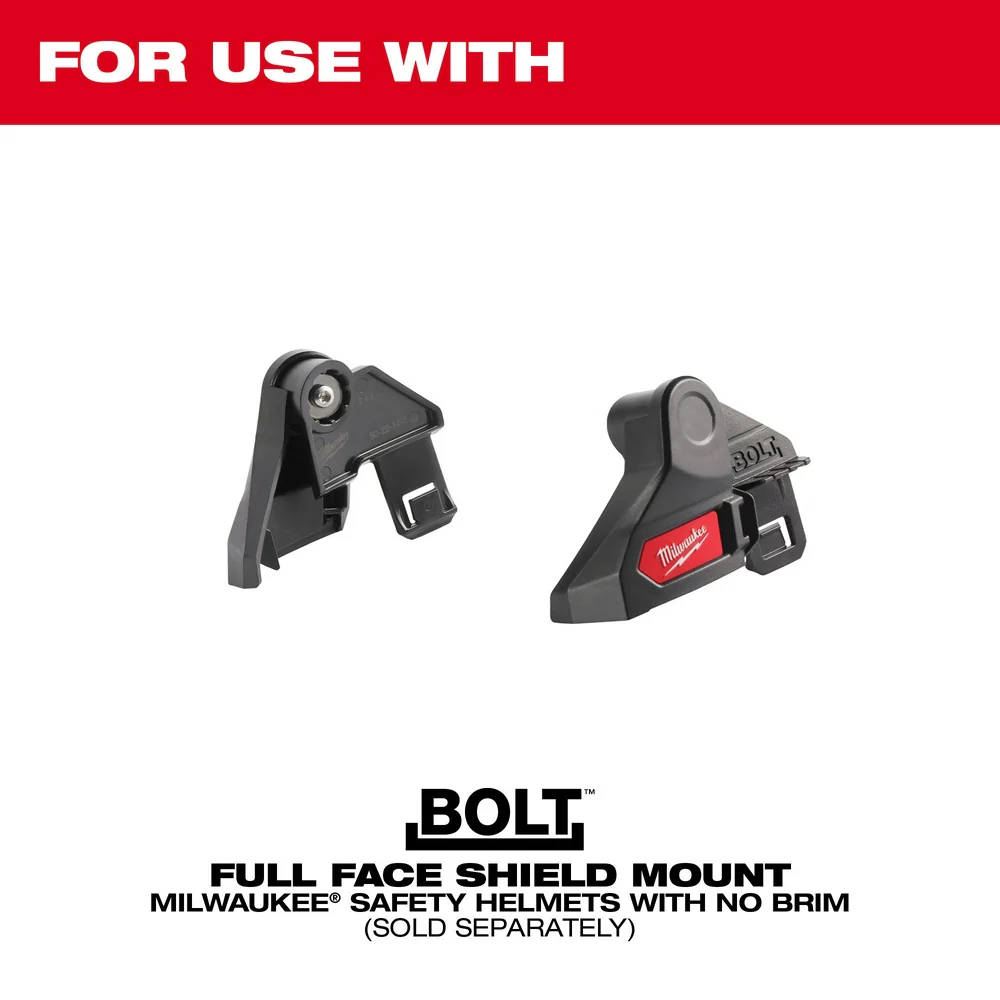 Milwaukee BOLT Full Face Shield Clear 48-73-1437 - Image 33