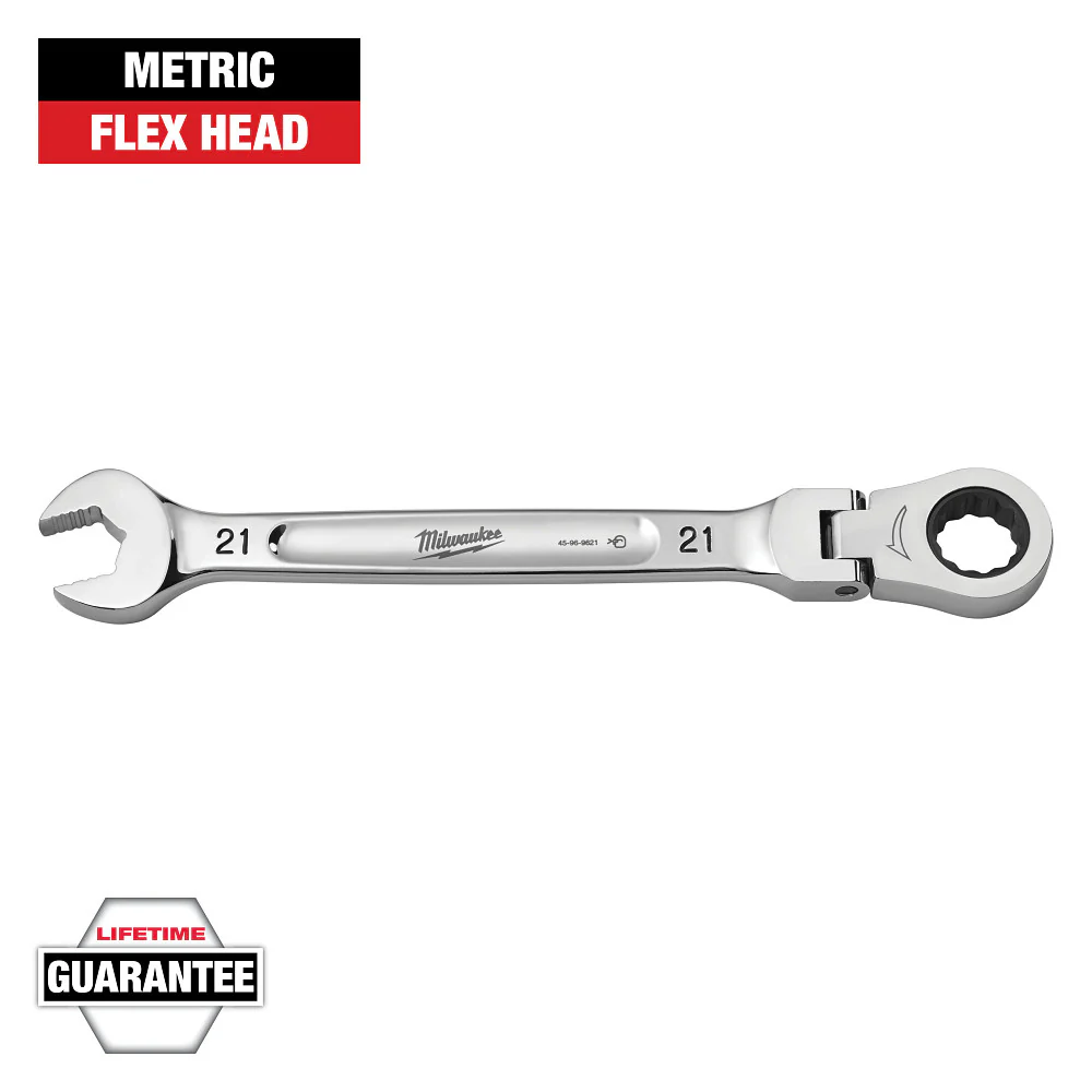 Milwaukee 8mm Metric Flex Head Ratcheting Combination Wrench 45-96-9608 - Image 161