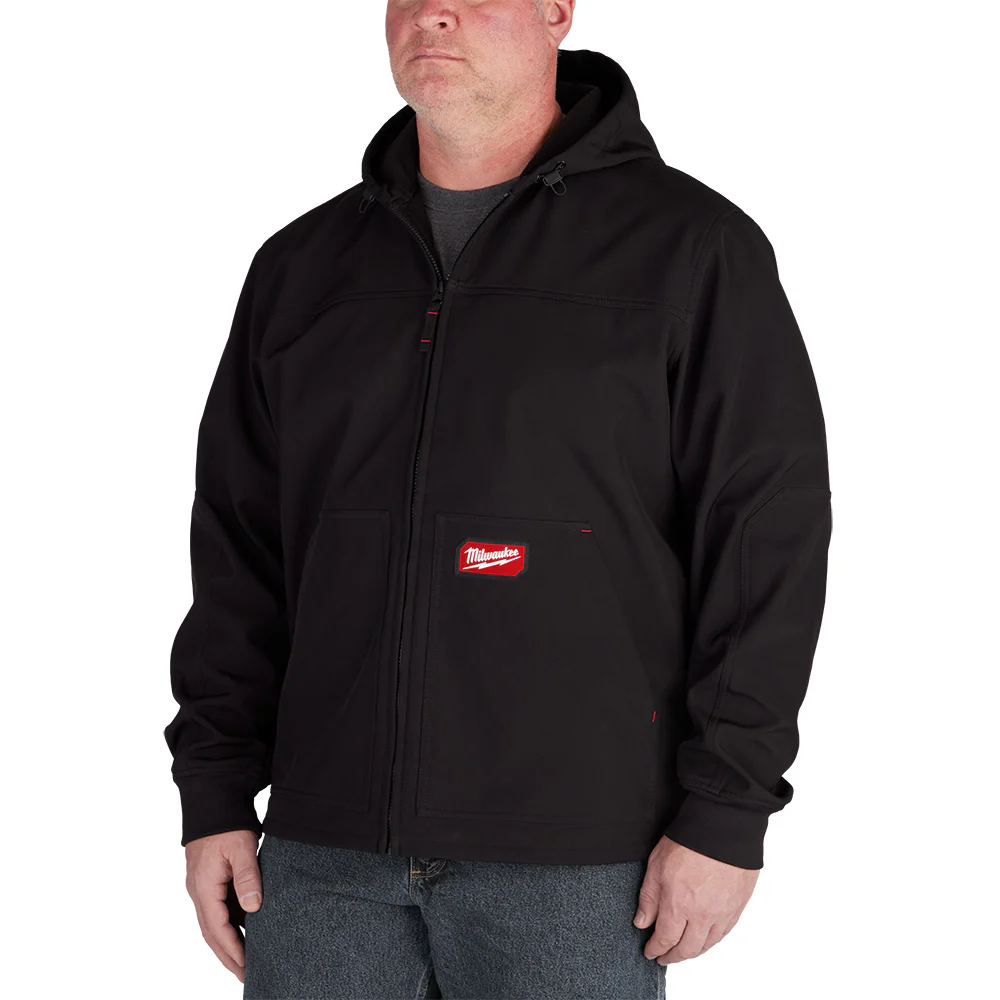 Milwaukee FREEFLEX Softshell Hooded Jacket - Black - Small 312B-S - Image 28
