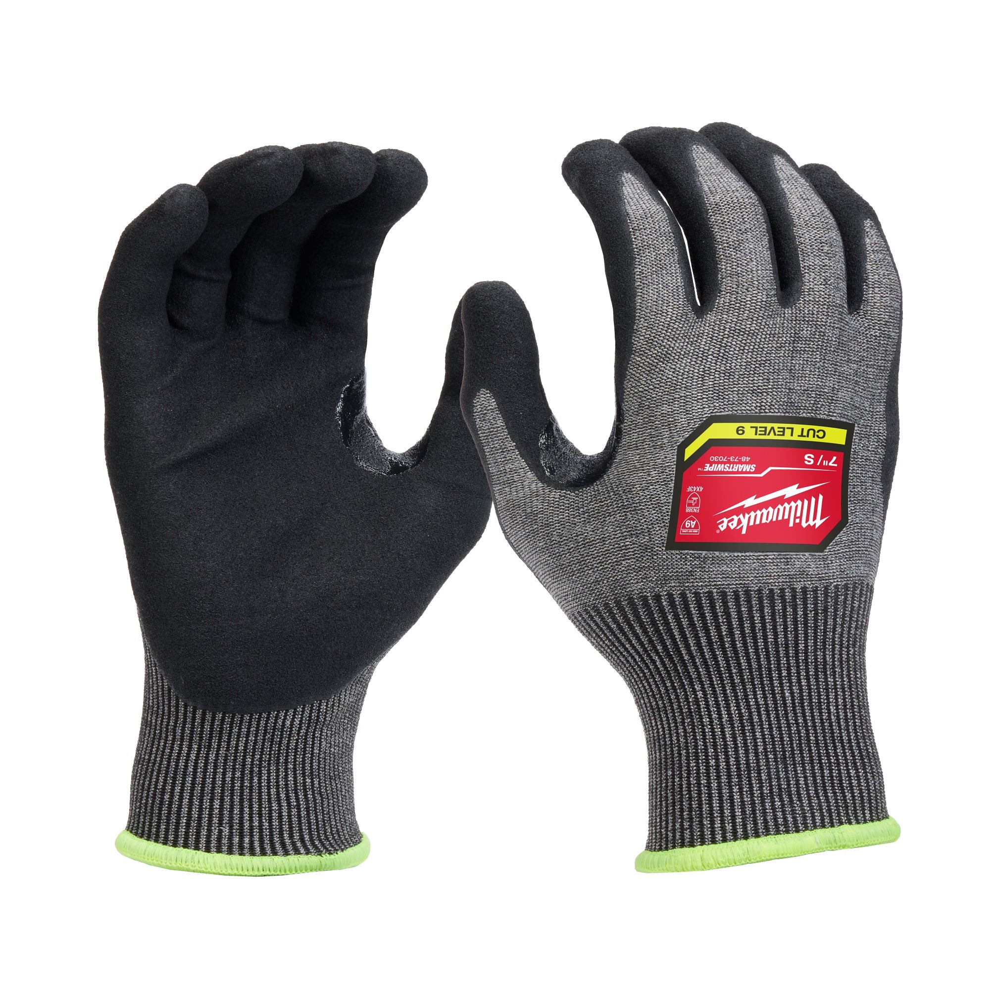 Milwaukee High-Dexterity Cut Level 9 Nitrile Dipped Gloves (12-Pack) 48-73-7030B