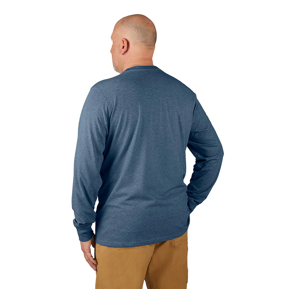Milwaukee Long Sleeve Hybrid Work Tee - Black - Small 604B-S - Image 122