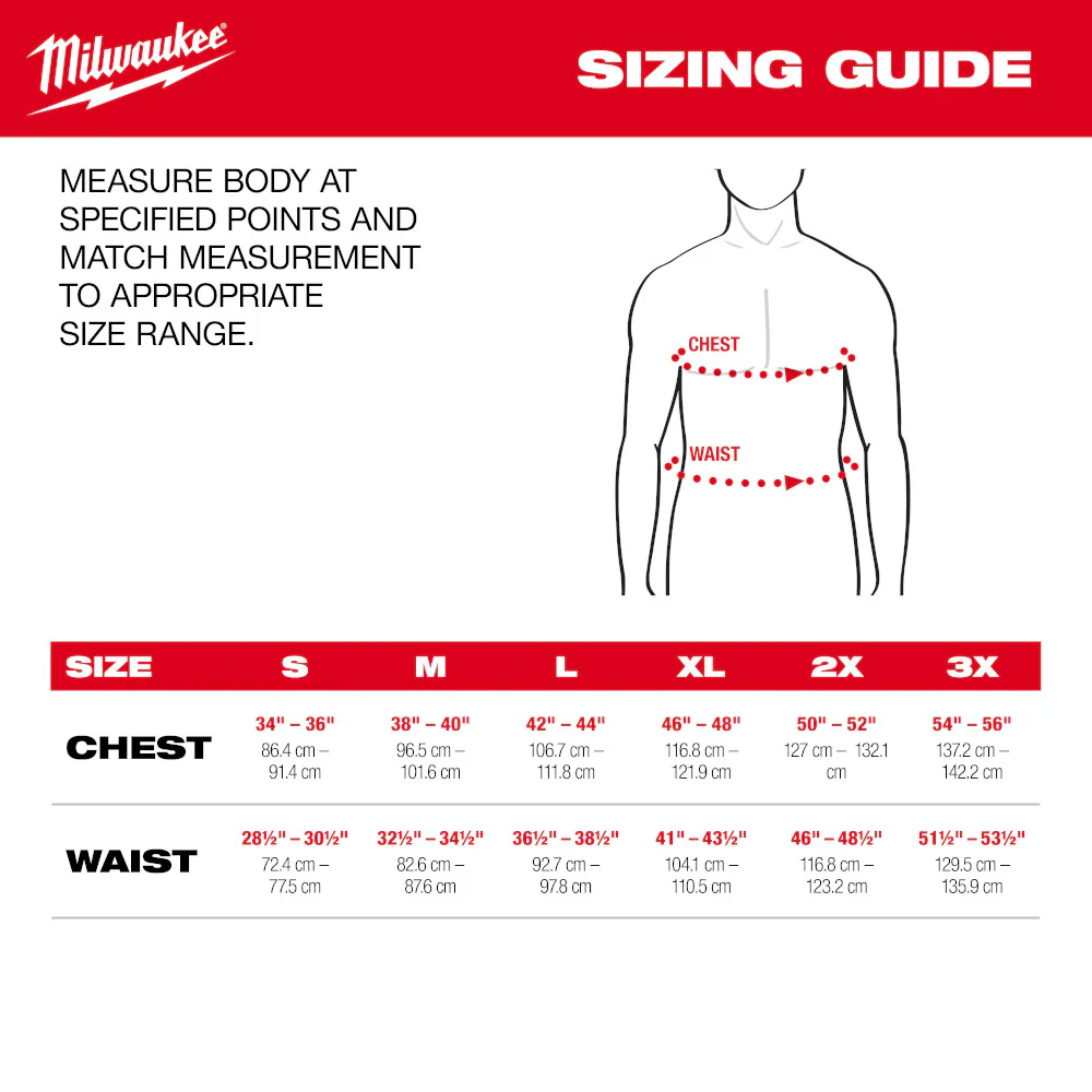 Milwaukee Long Sleeve Hybrid Work Tee - Black - Small 604B-S - Image 172