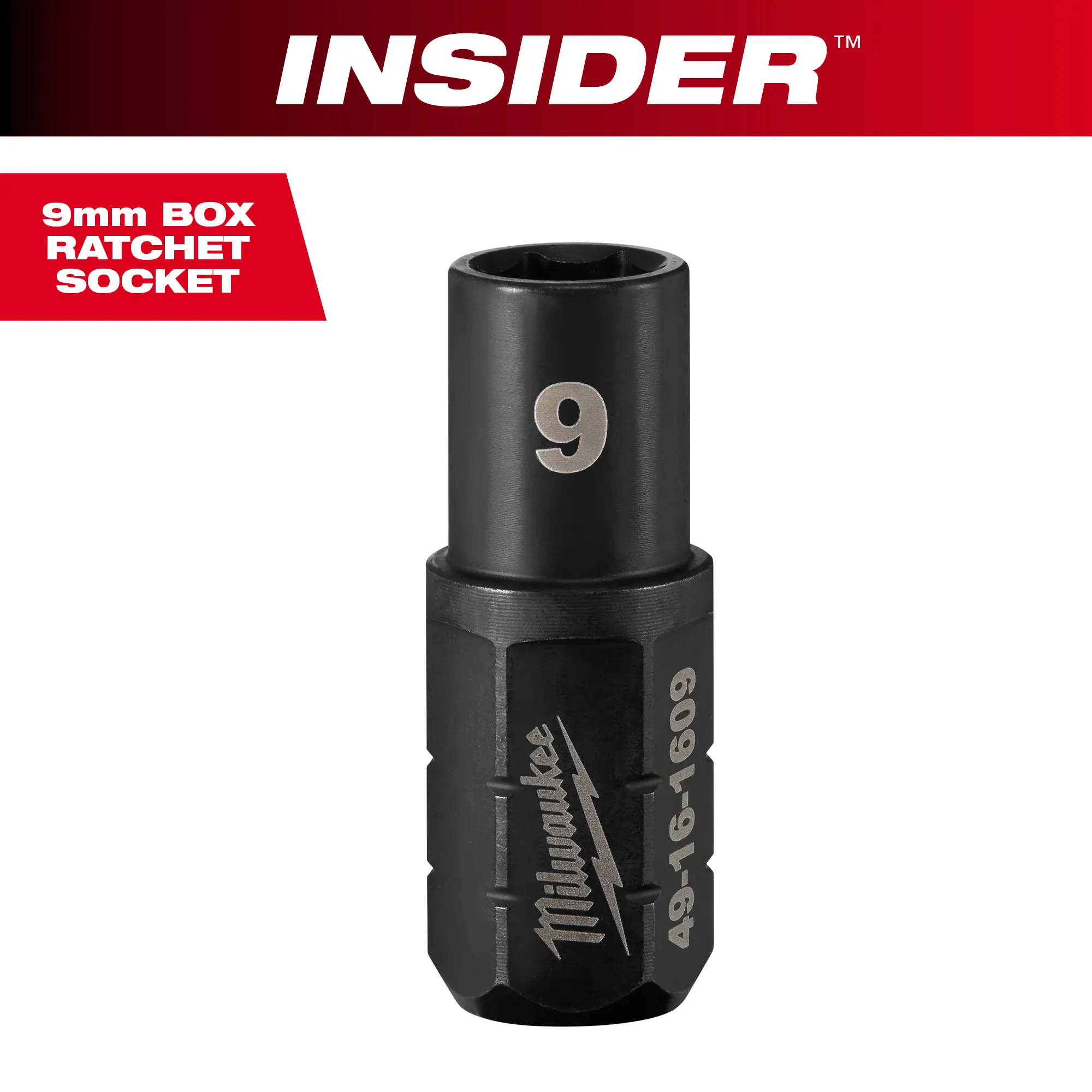 Milwaukee INSIDER Box Ratchet 6-Point Socket M12 FUEL 49-16-1608 - Image 153