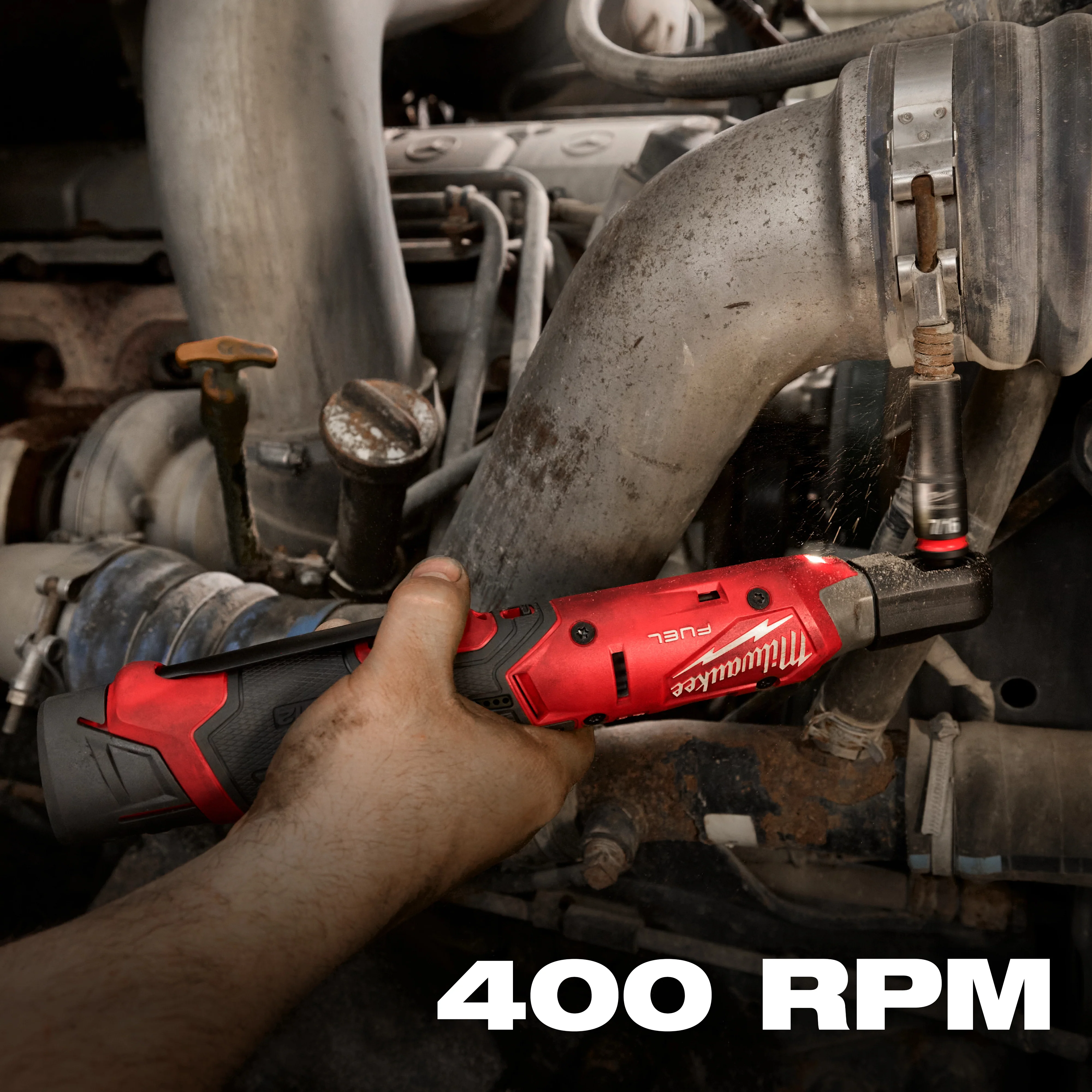 Milwaukee Tools M12 FUEL™ 3/8" Ratchet Kit - Image 9