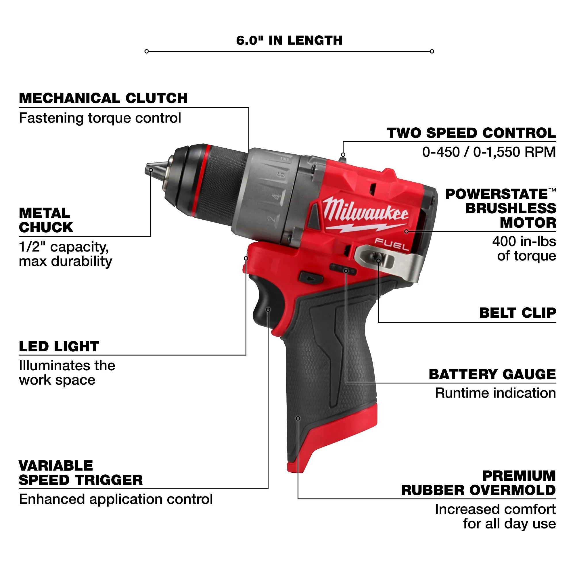 Milwaukee M12 FUEL 3PC AUTO KIT 3424-23 - Image 8