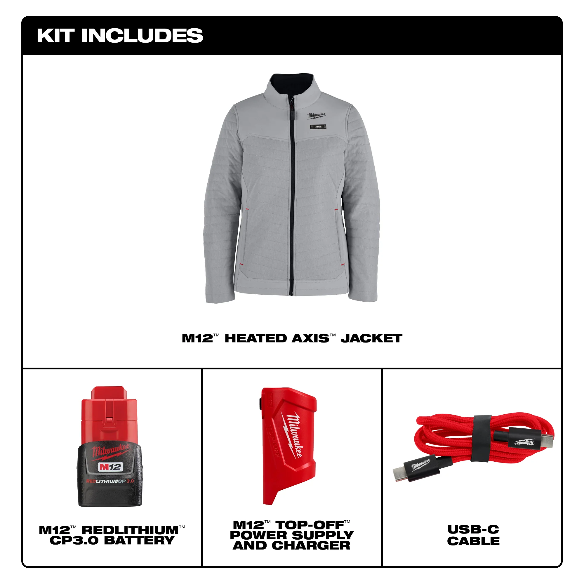 Milwaukee M12 WOMEN’S HEATED AXIS JACKET F102G-21L - Image 2