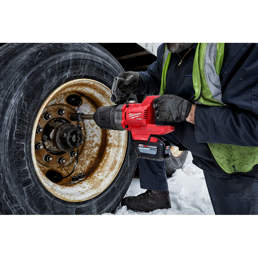 Milwaukee M18 FUEL 1" D-Handle Extended Anvil High Torque Impact Wrench w/ ONE-KEY Kit M18 2869-22HD + FREE 2956-20 M18™ Bluetooth® Jobsite Radio + Charger - Image 11
