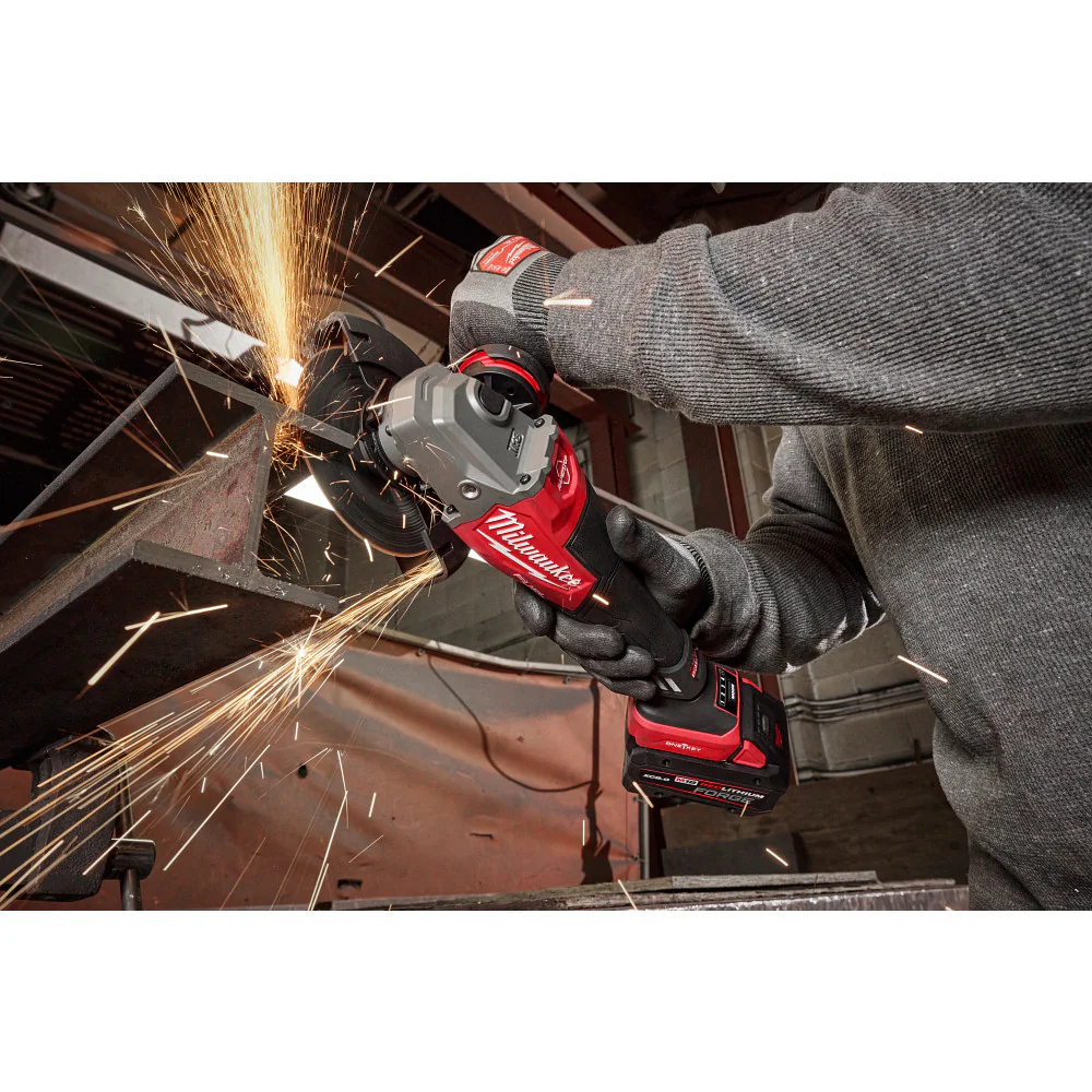Milwaukee M18 FUEL 4-1/2" / 6" Variable Speed Grinder Paddle Switch with ONE-KEY Kit 3672-22 M18 REDLITHIUM HIGH OUTPUT XC6.0 Battery Pack 48-11-1865 - Image 12