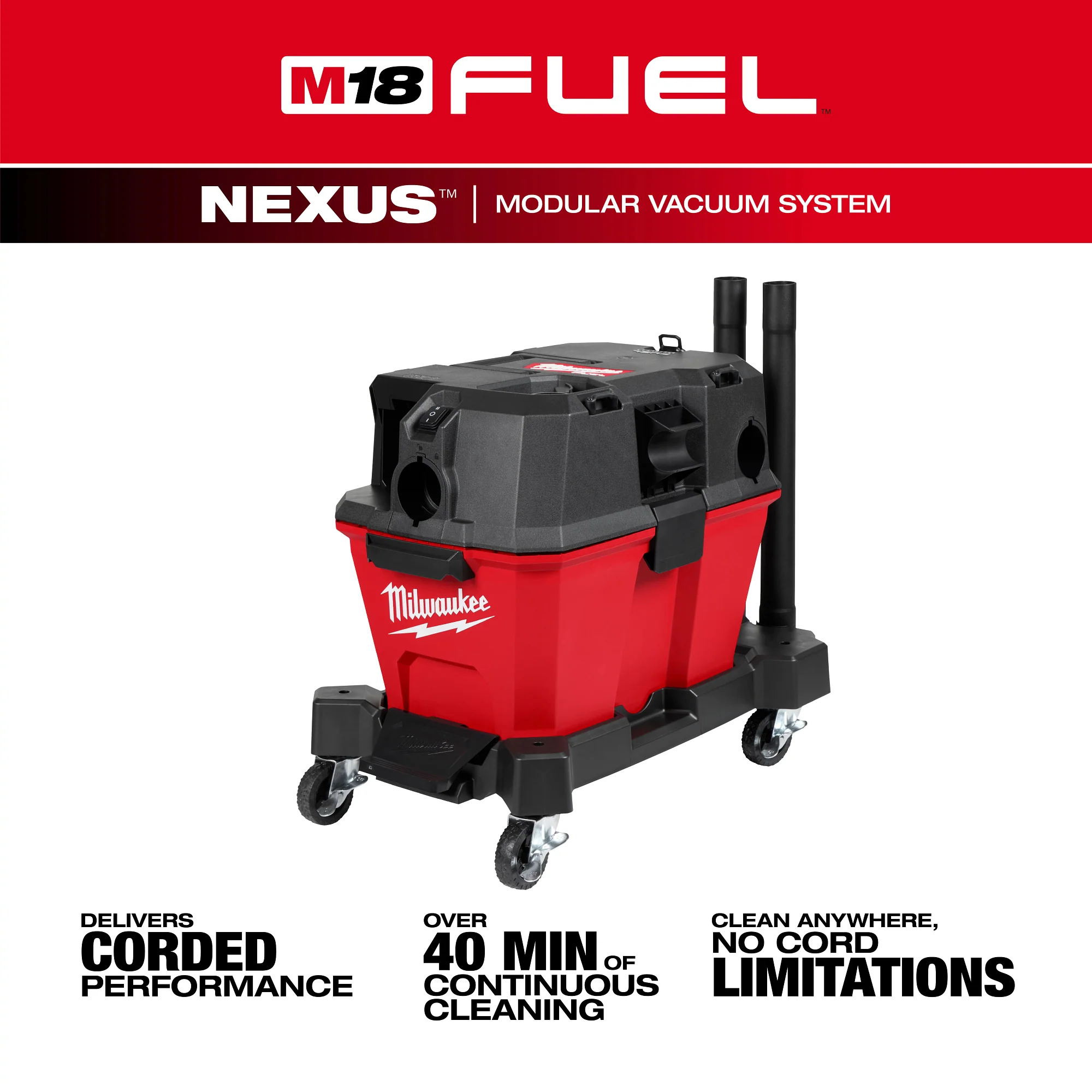Milwaukee M18 FUEL 6 GALLON WET/DRY VACUUM 0910-20 - Image 3
