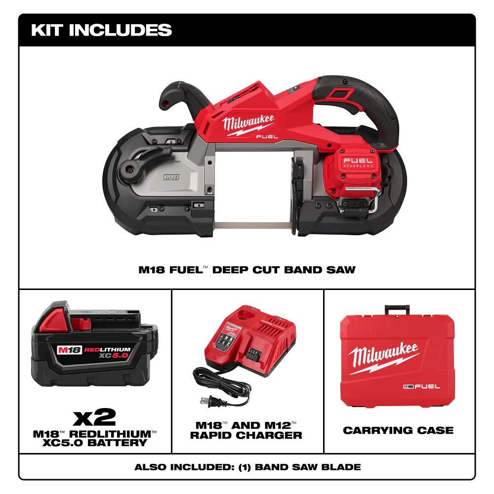 Milwaukee M18 FUEL Deep Cut Band Saw Kit 2929-22 - Image 4