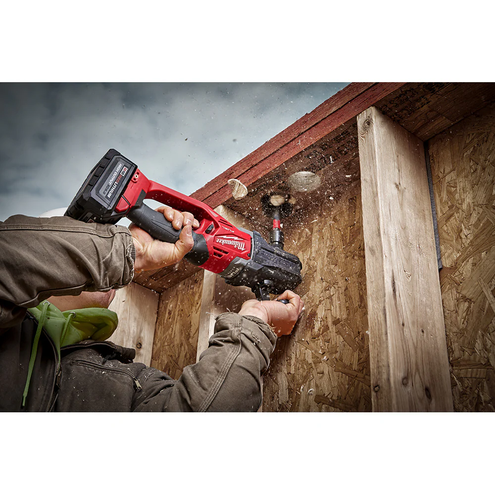 Milwaukee M18 FUEL HOLE HAWG Right Angle Drill with QUIK-LOK M18 2808-20 + FREE M18 Reciprocating Saw 2719-20 - Image 7